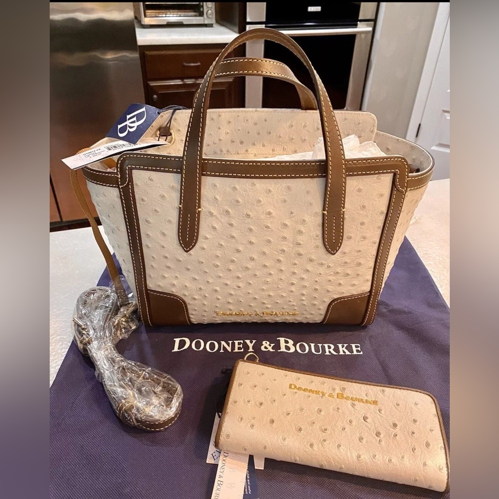 Dooney & Bourke Small Ostrich Shopper